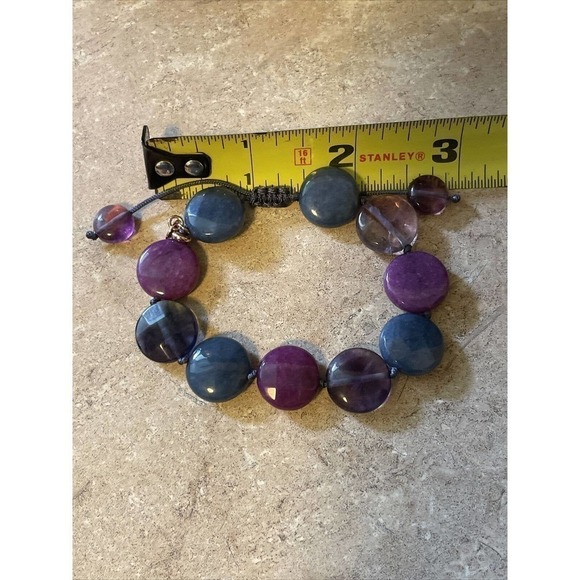 Lola Rose semi precious bracelet purple - Picture 5 of 6